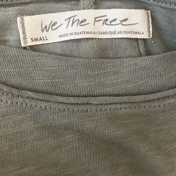 Free People We The Free Arden Extra Long Tee Sz Small - Picture 8 of 8